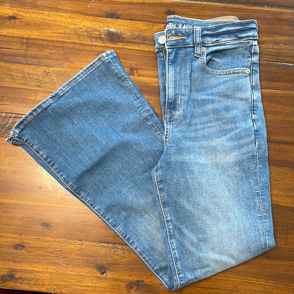 AE Super High-Rise Flare Jean